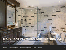 Tablet Screenshot of marchantplumbing.com